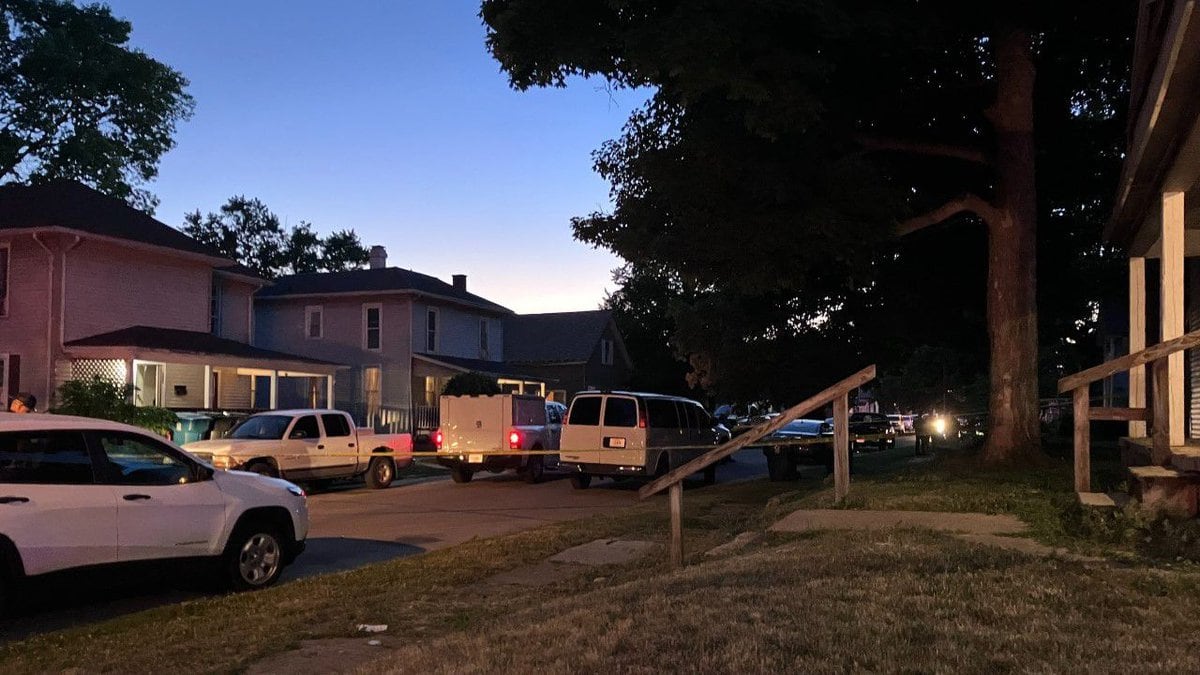 Police say 1 person was stabbed and killed and other victims taken to the hospital from a home...