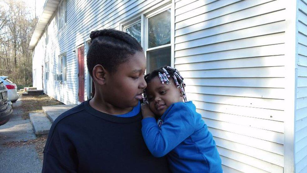 Laprentis Doughty, 11, is being hailed as a hero after saving his 2-year-old sister, Loyalty,...