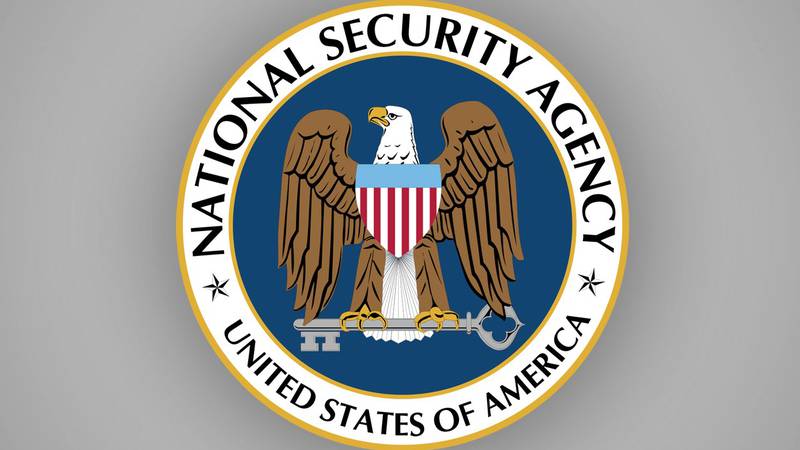 FILE – This image shows the official seal for the National Security Agency. A former NSA...