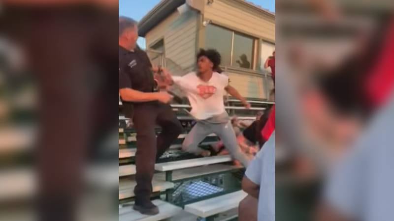 Police said the fight started when officers received several complaints about a man, later...