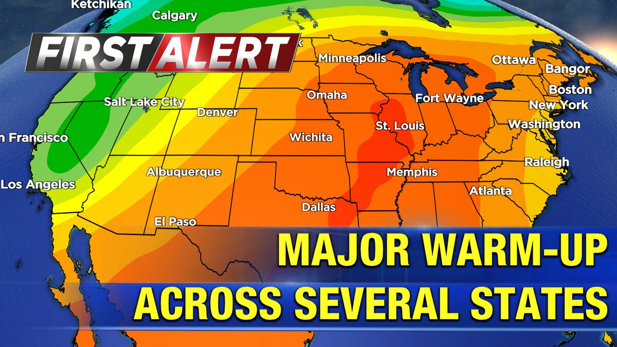 Near record-breaking heat is expected across several states over the next few days.