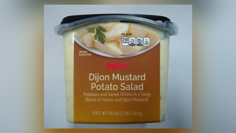 Hy-Vee is voluntarily withdrawing all potato salad varieties due to a presumptive positive...