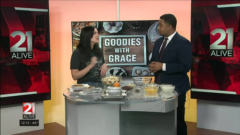 Grace Kelley May from GK Baked Goods joined Tony Betton Jr. on the news at noon.