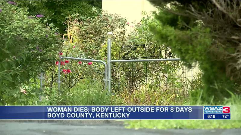 An elderly Kentucky woman's badly decompsed body was found in her backyard after neighborhoods...