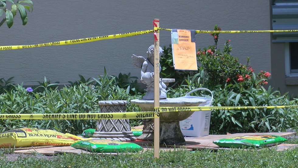 Authorities in Florida said a 74-year-old woman was found dead in a septic tank in her front...