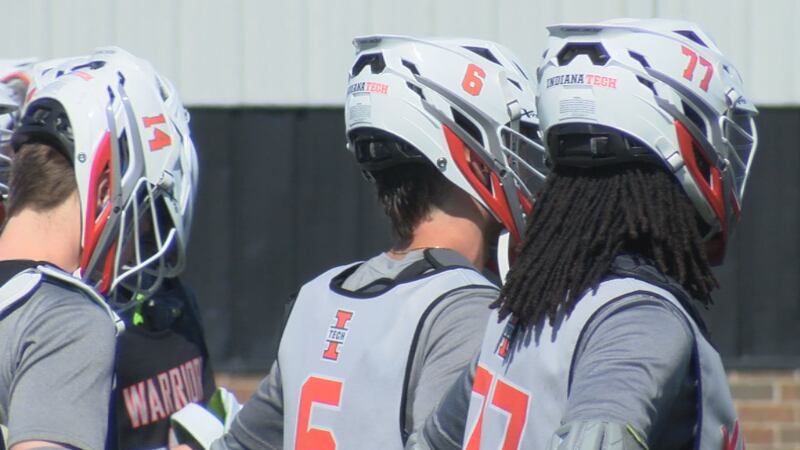 Indiana Tech at practice Sunday, preparing to battle in the NAIA National Invitational.