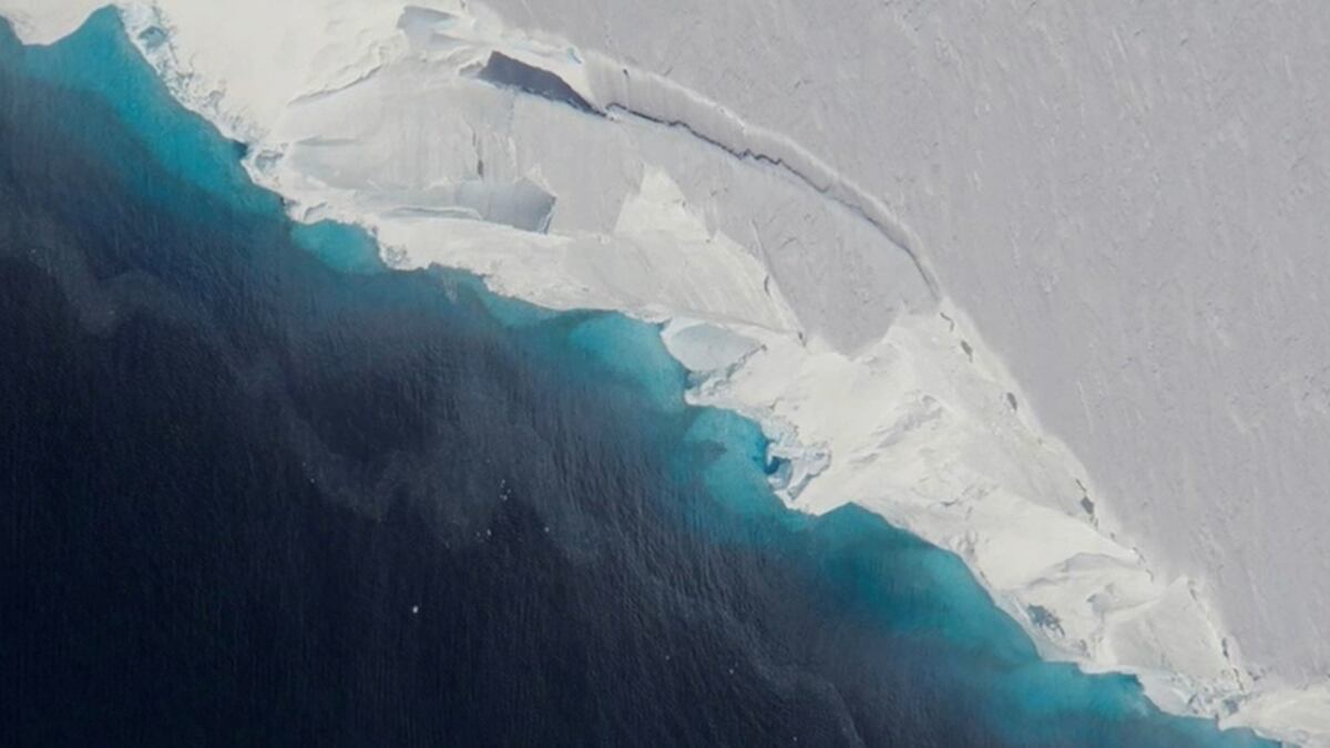 Scientists said the 'Doomsday glacier,' which could raise sea levels by several feet, is...