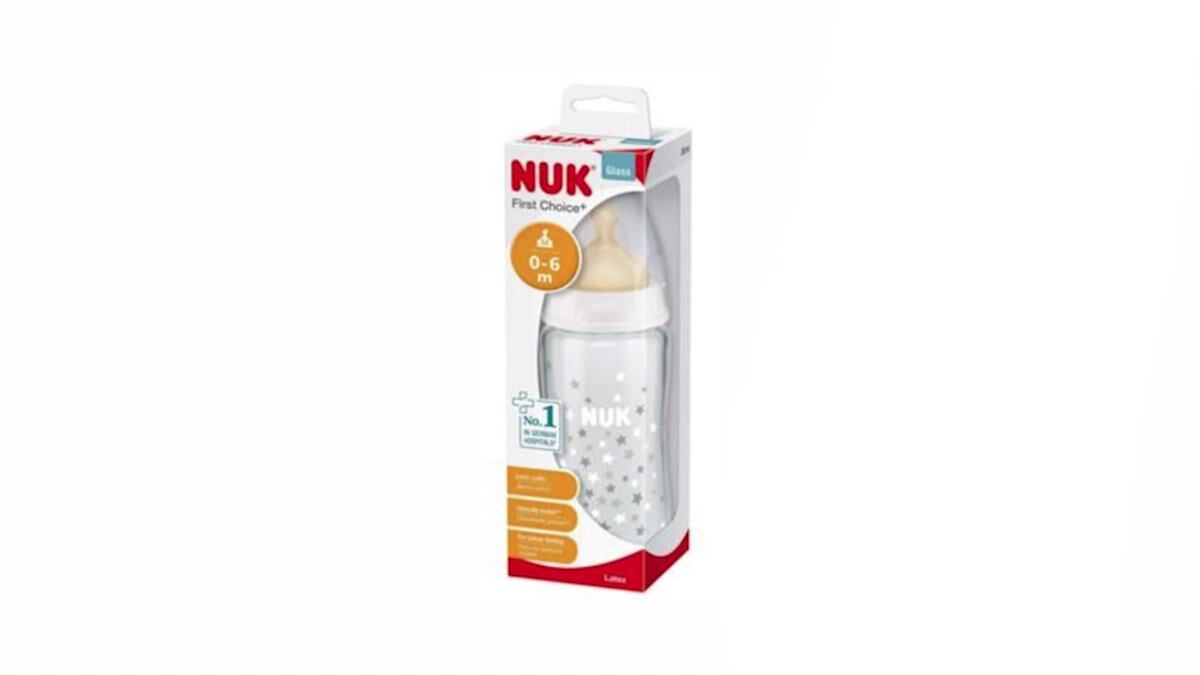 Nuk’s First Choice glass baby bottles have been recalled.