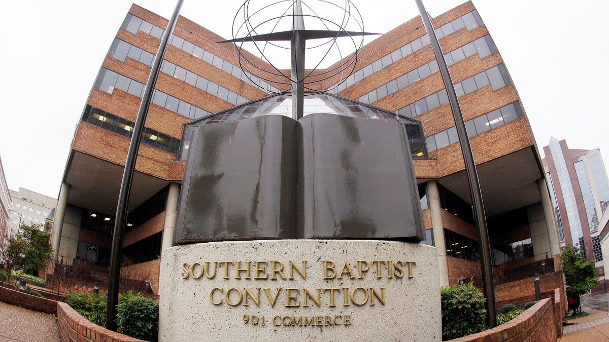 FILE - This Wednesday, Dec. 7, 2011 file photo shows the headquarters of the Southern Baptist...