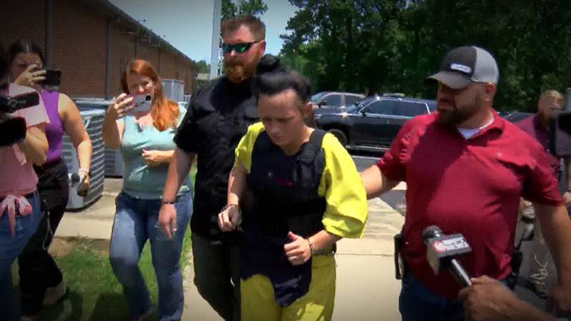 WATCH: Perp walk for Pearl mother accused of throwing baby on concrete, killing it