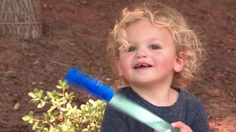 A toddler in Georgia found a woman who had been missing for four days while he was playing with...