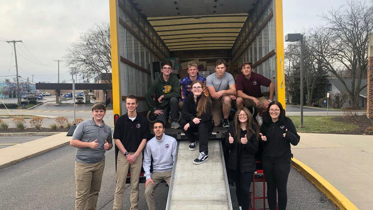 Concordia Lutheran High School provides 245 boxes of gifts for families in need this season