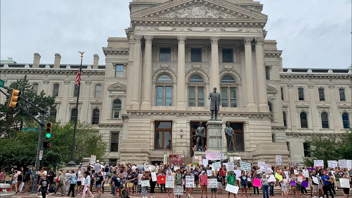 The Indiana State Senate passed a proposed abortion ban bill Friday afternoon.