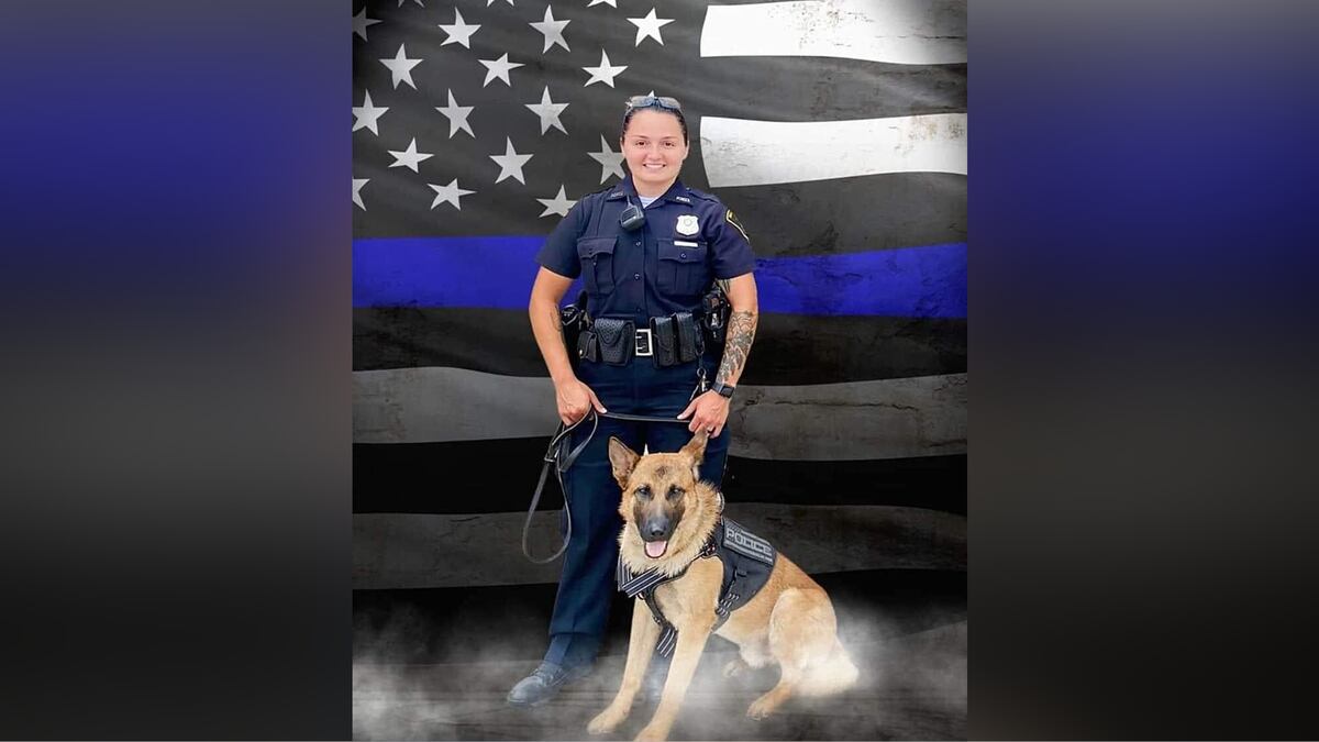 Richmond Police K9 Officer Seara Burton died surrounded by her family at Reid Health at 9:59...