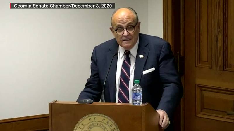 Rudy Giuliani responds to the elections probe in Georgia targeting him.