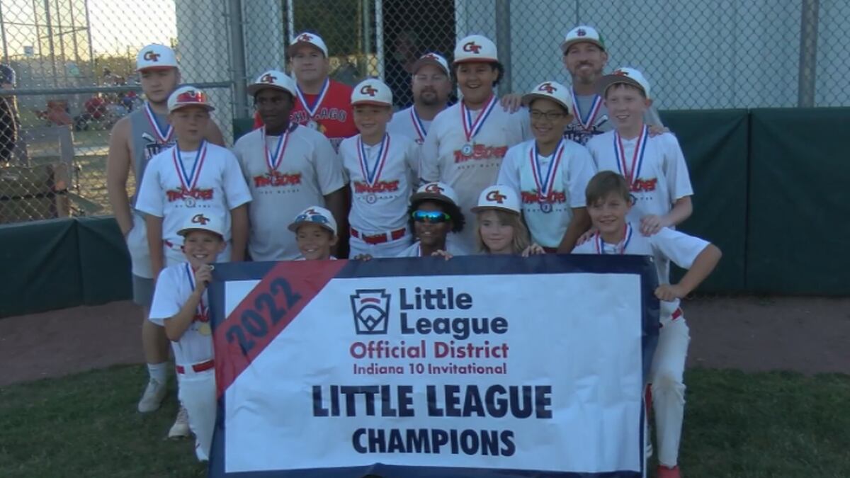 The Georgetown TinCaps win the Little League District 10 Title.