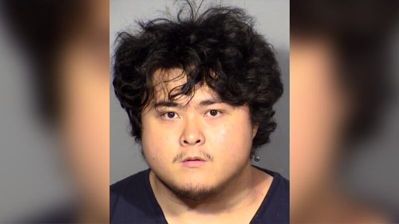 Las Vegas police arrested Jacob Racilis after they say he stabbed and killed his father.