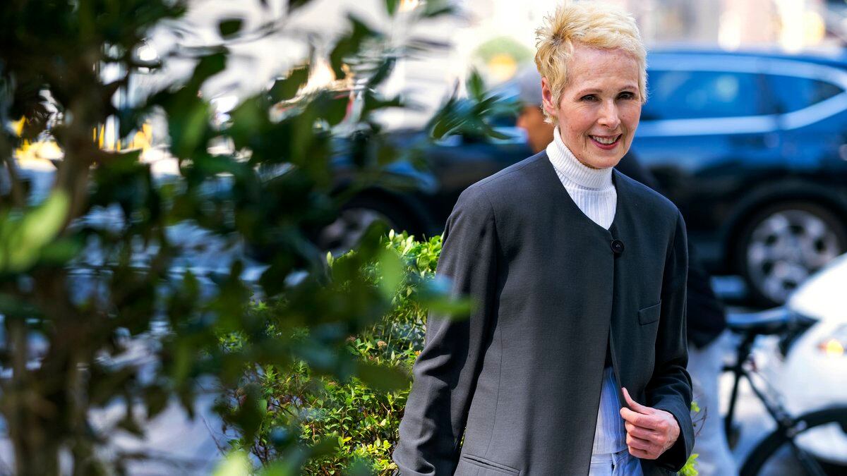 FILE - E. Jean Carroll poses for a photo, Sunday, June 23, 2019, in New York.