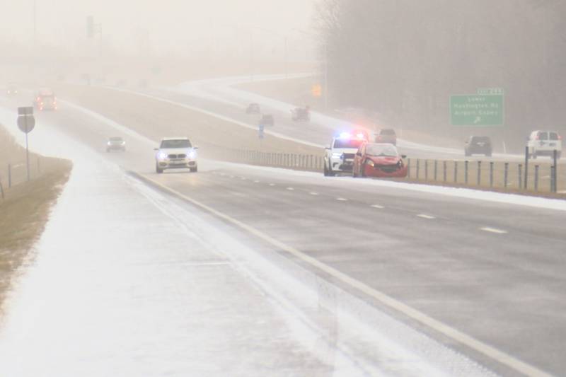 Police say Allen and Huntington Counties were hit the hardest, with many crashes happening on...
