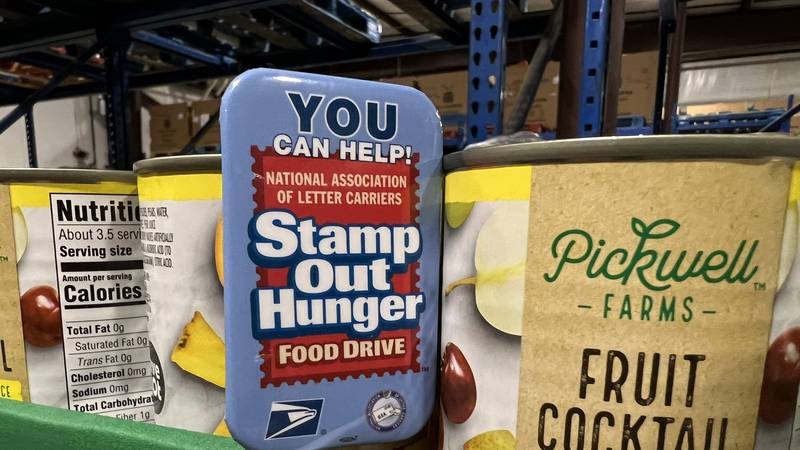 The "Stamp Out Hunger" food drive will take place this Saturday.