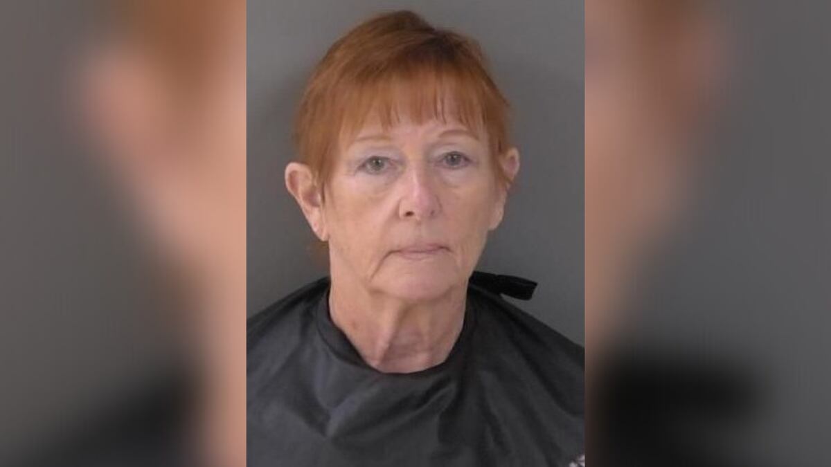 Police said Deborah True turned herself in on one count of organized fraud over $50,000.