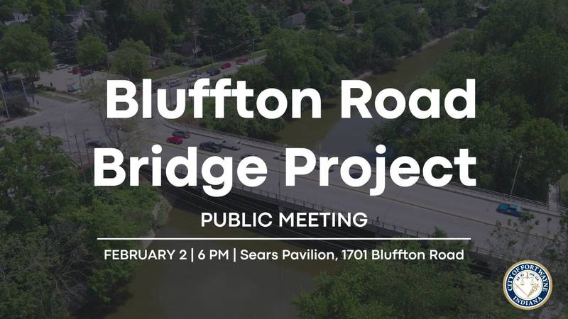 A Feb. 2 meeting will address an overhaul of the Bluffton Road Bridge.