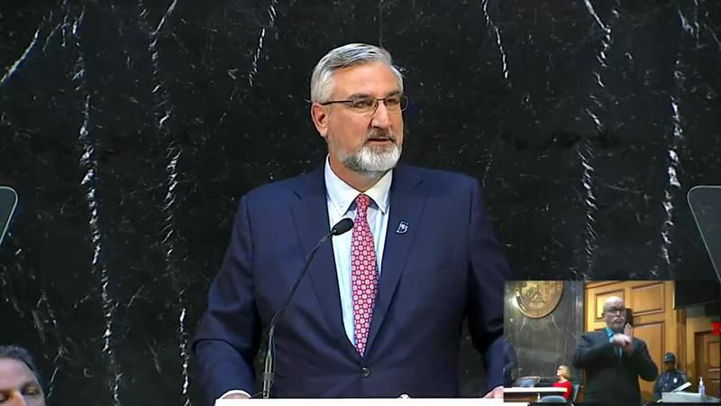 Gov. Eric Holcomb will deliver his 2022 State of the State address on Tuesday to a joint...