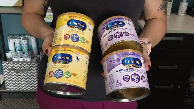 Sneak Peek 3D pregnancy center in Ohio is giving away extra baby formula to those who need it.