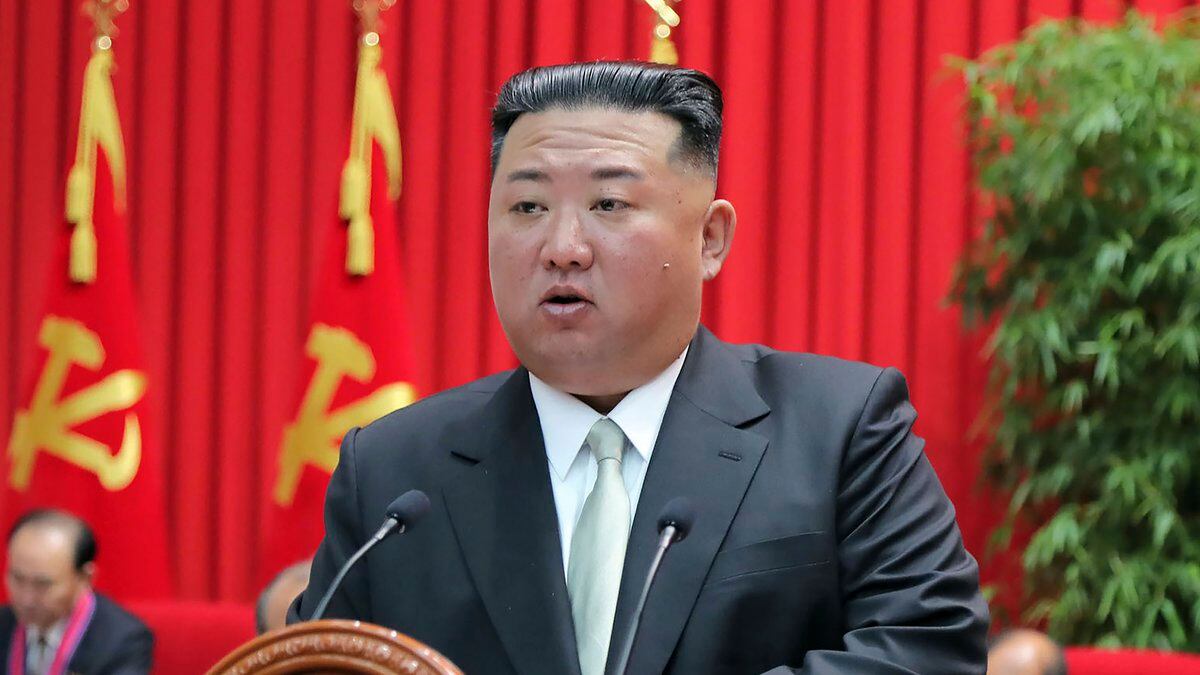 FILE - In this photo provided by the North Korean government, North Korean leader Kim Jong Un...