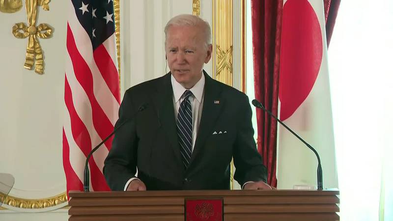 President Joe Biden said the U.S. would intercede if China invades Taiwan.