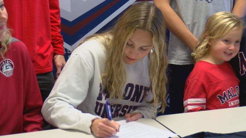 Nataley Armstrong signs with Malone University