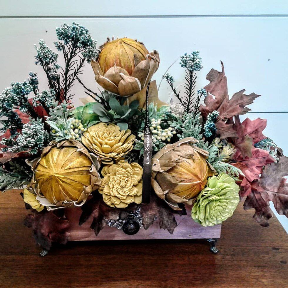 Huntertown florist's works of art help ease pain of loss