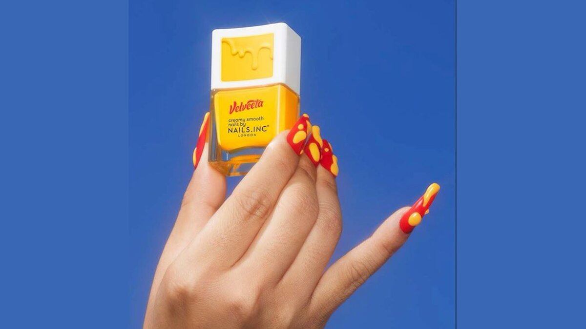 Velveeta has teamed up with British beauty brand Nails, Inc. for a limited-edition set of two...