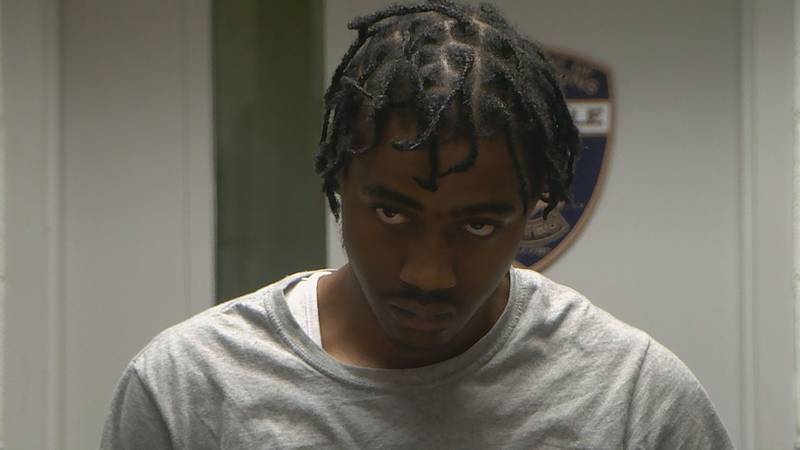 Devin Minor, 21, appears in court, charged with murder and fetal homicide.