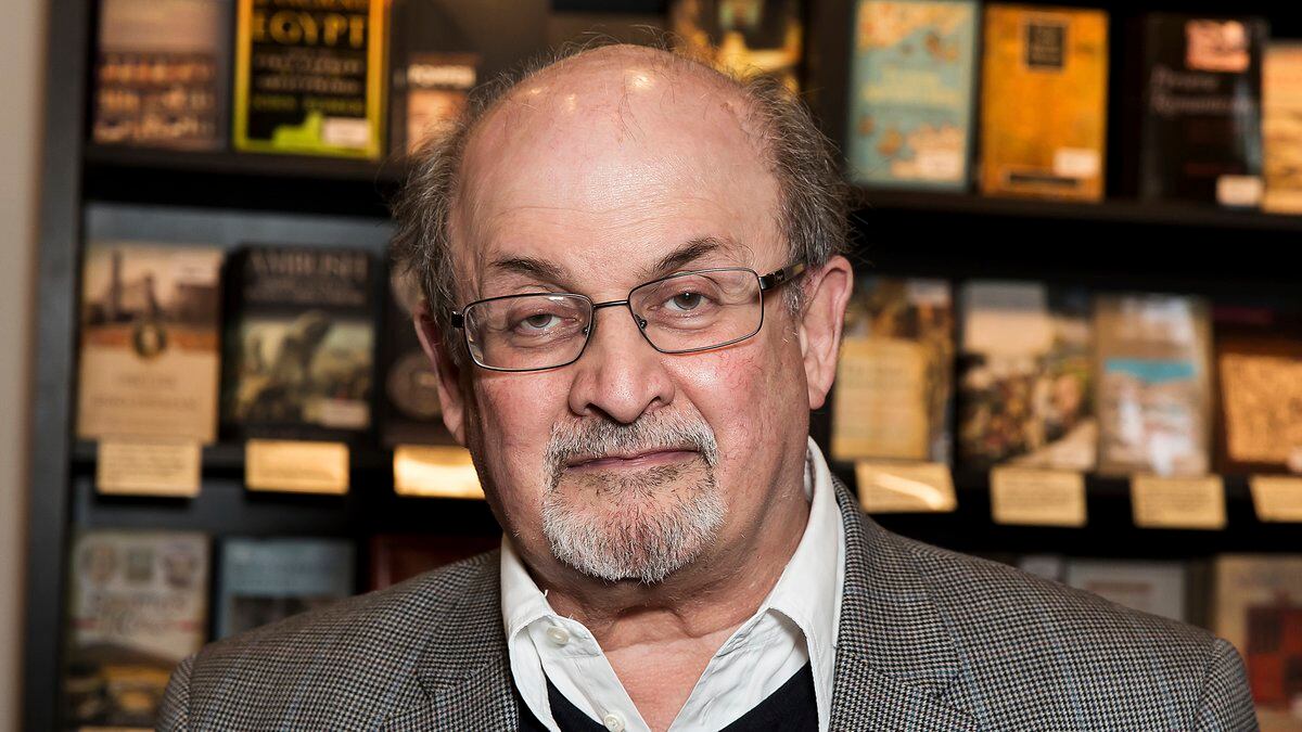 FILE - Author Salman Rushdie appears at a signing for his book "Home" in London on June 6,...
