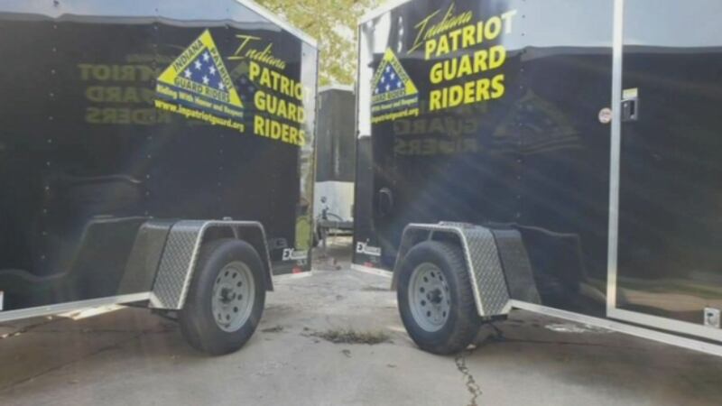 Indiana Patriot Guard loading up trailers with non-perishable items and will head to Paducah,...