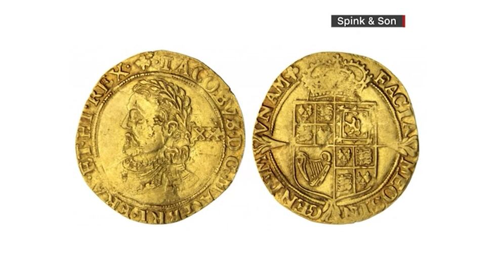 An English household finds nearly $300,000 worth of gold coins from
centuries ago.