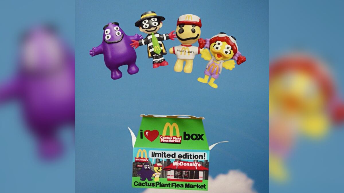 McDonald's has partnered with a popular street wear company to create adult Happy Meals.