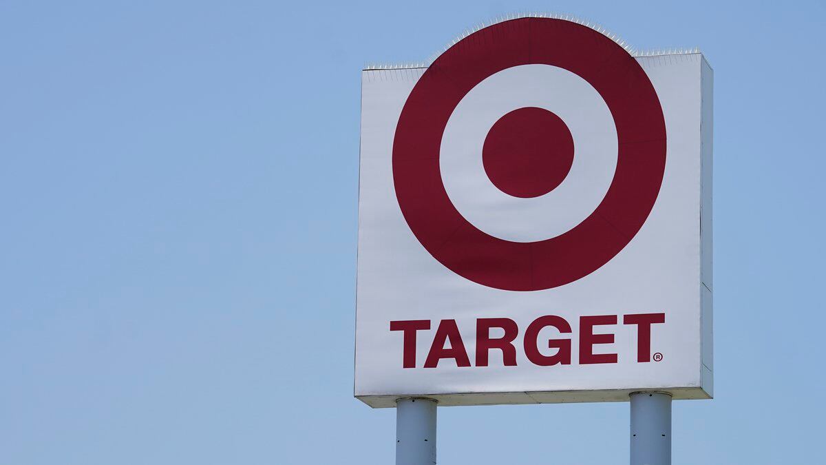 FILE - A sign at a Target store is pictured Thursday, June 24, 2021, in Oklahoma City.