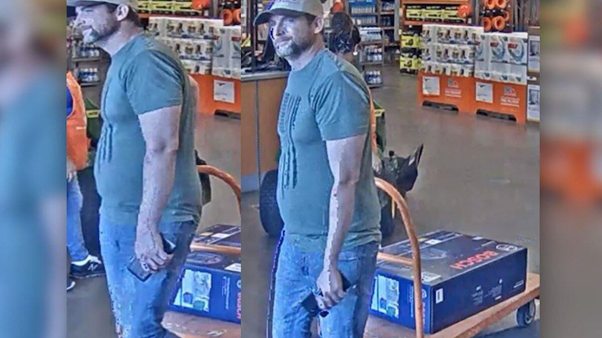 Police in Henry County, Georgia are searching for a man accused of shoplifting who people say...