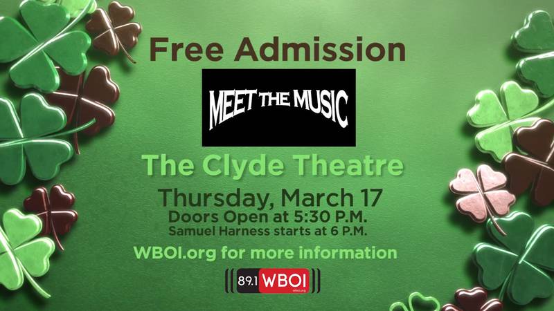 WBOI's "Meet the Music" event takes place  on St. Patrick's Day 2022.