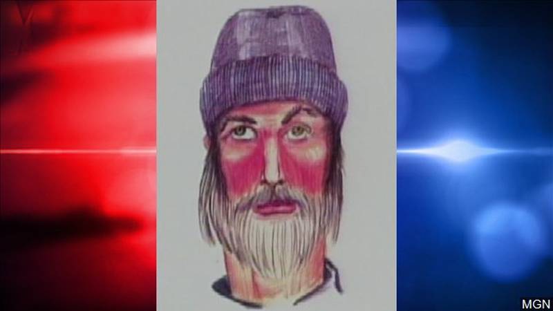Drawing of the "I-65 Killer", identified as Harry Greenwell.