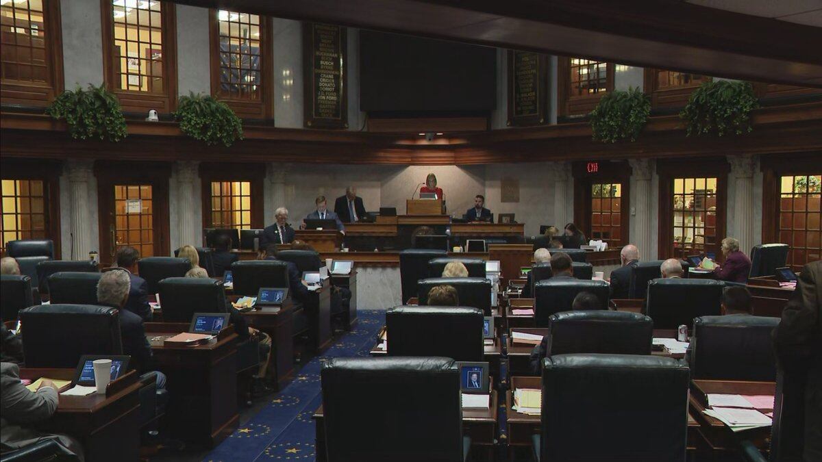 Indiana Senate session on 7/28