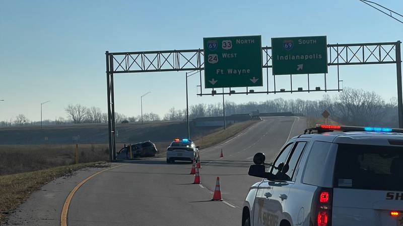 One person is dead after a crash on I-69, Monday morning.