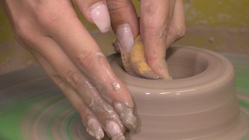 Capriglione Creations offers hands on pottery experience