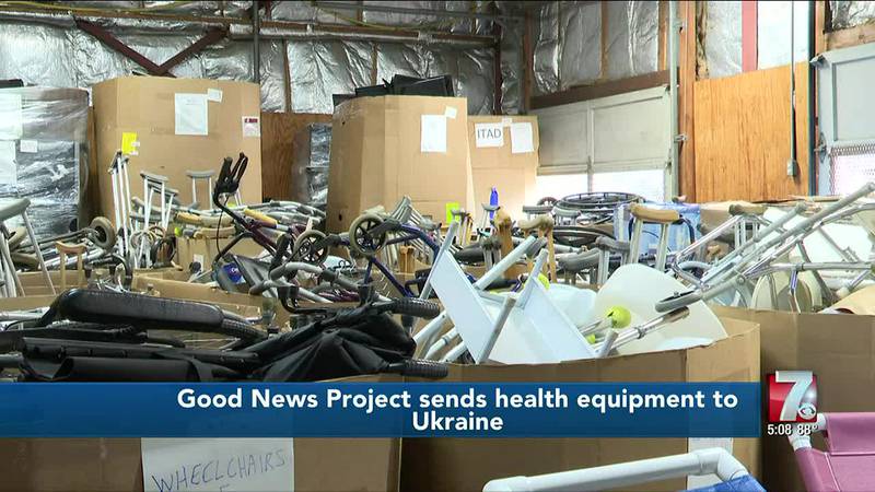 More than 300 items are scheduled to arrive at a military hospital in 2 weeks