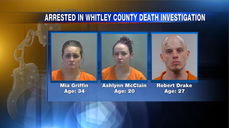 Indiana State Police say they arrested 27-year-old Robert Drake, 20-year-old Ashlynn McClain,...