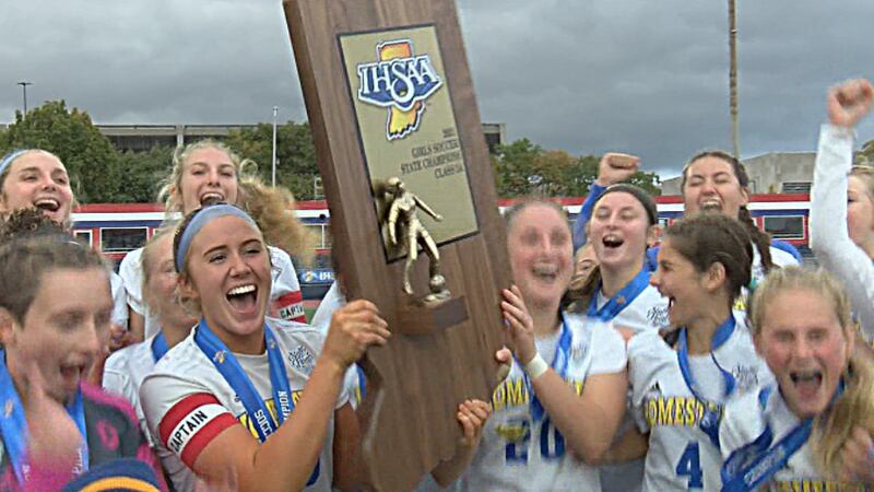 Homestead girls soccer captured its first state championship in program history.