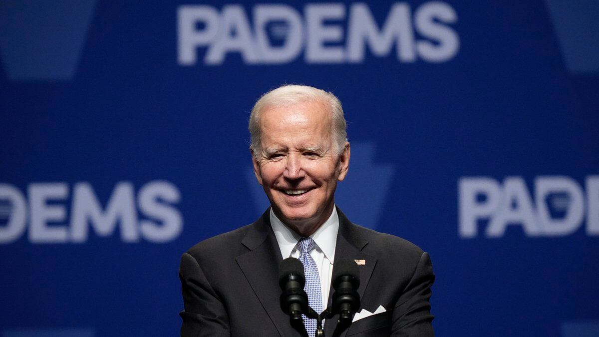 President Joe Biden speaks during the Pennsylvania Democratic Party's 3rd Annual Independence...