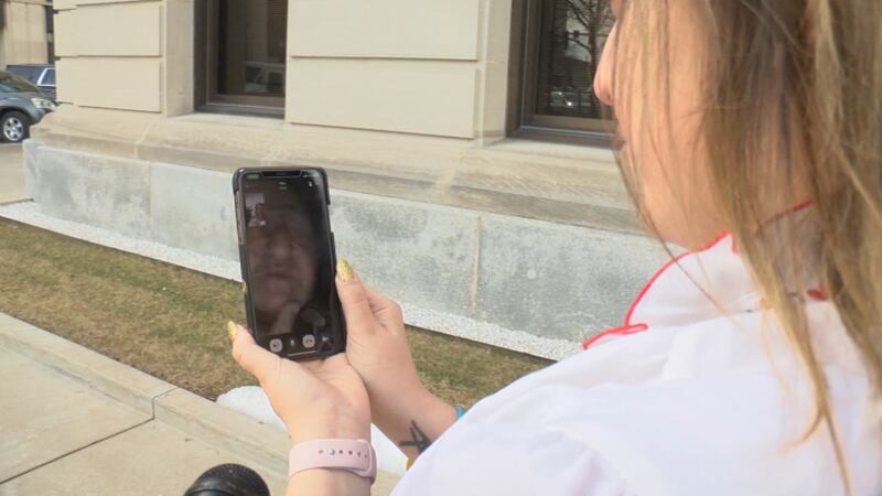 Ukrainian woman living in Fort Wayne organizes rally as she worries for loved one’s safety.